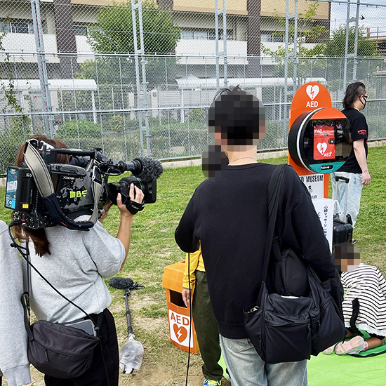 全国放送ＴＢＳのＪＮＮニュースで放送されました